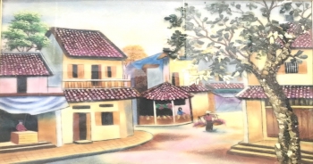 Tranh Đá Quý Phố Cổ